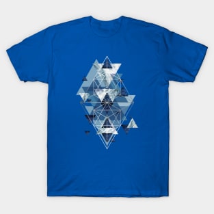 Blue Geometric Perfection T-Shirt